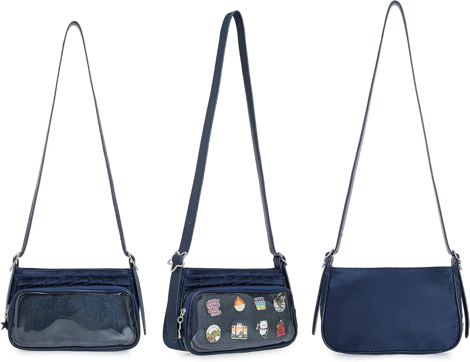 Cute five-Pointed Star Ita Bag Kawaii Pin Display Crossbody Bag
