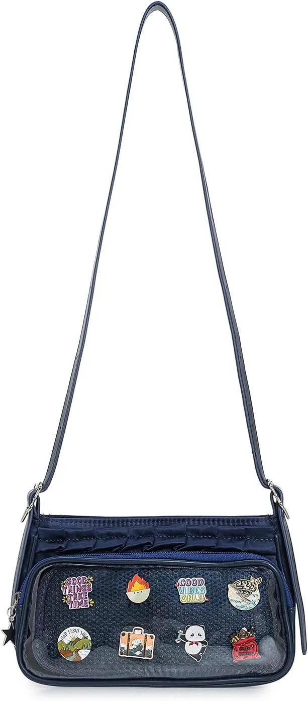 Cute five-Pointed Star Ita Bag Kawaii Pin Display Crossbody Bag