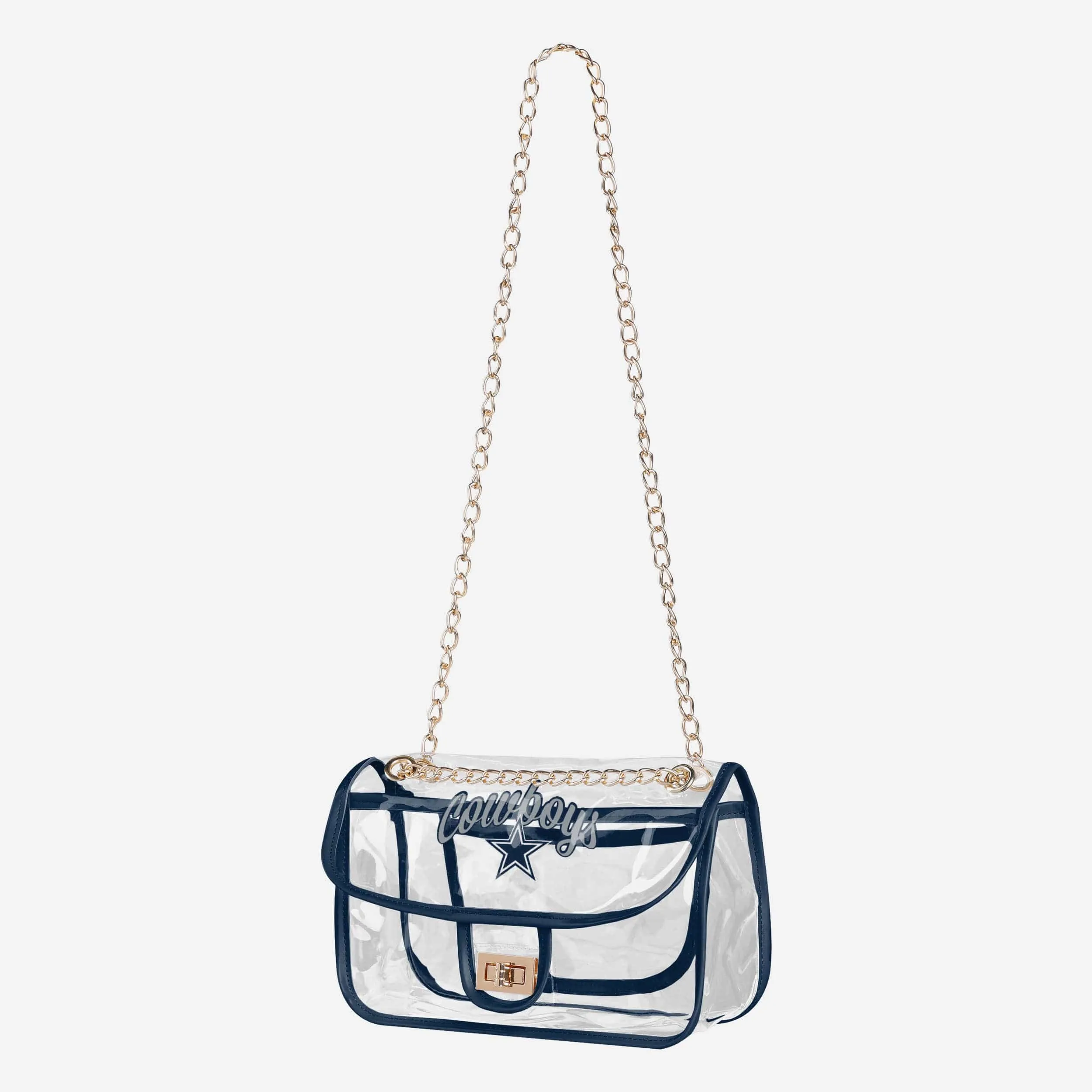 Dallas Cowboys Clear Crossbody Chain Bag