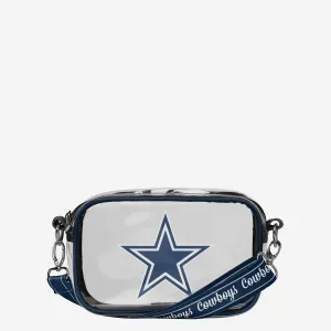 Dallas Cowboys Team Stripe Clear Crossbody Bag