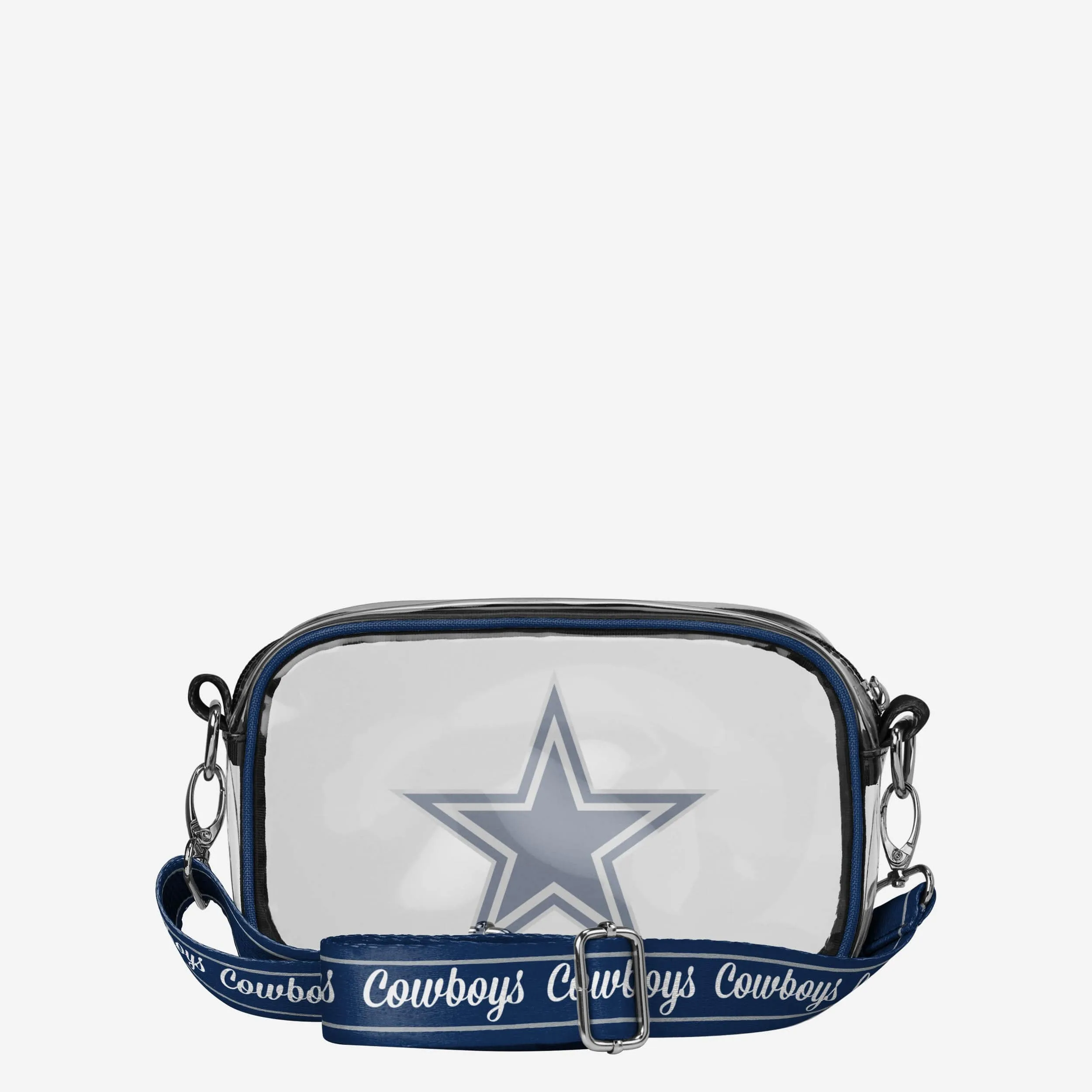 Dallas Cowboys Team Stripe Clear Crossbody Bag