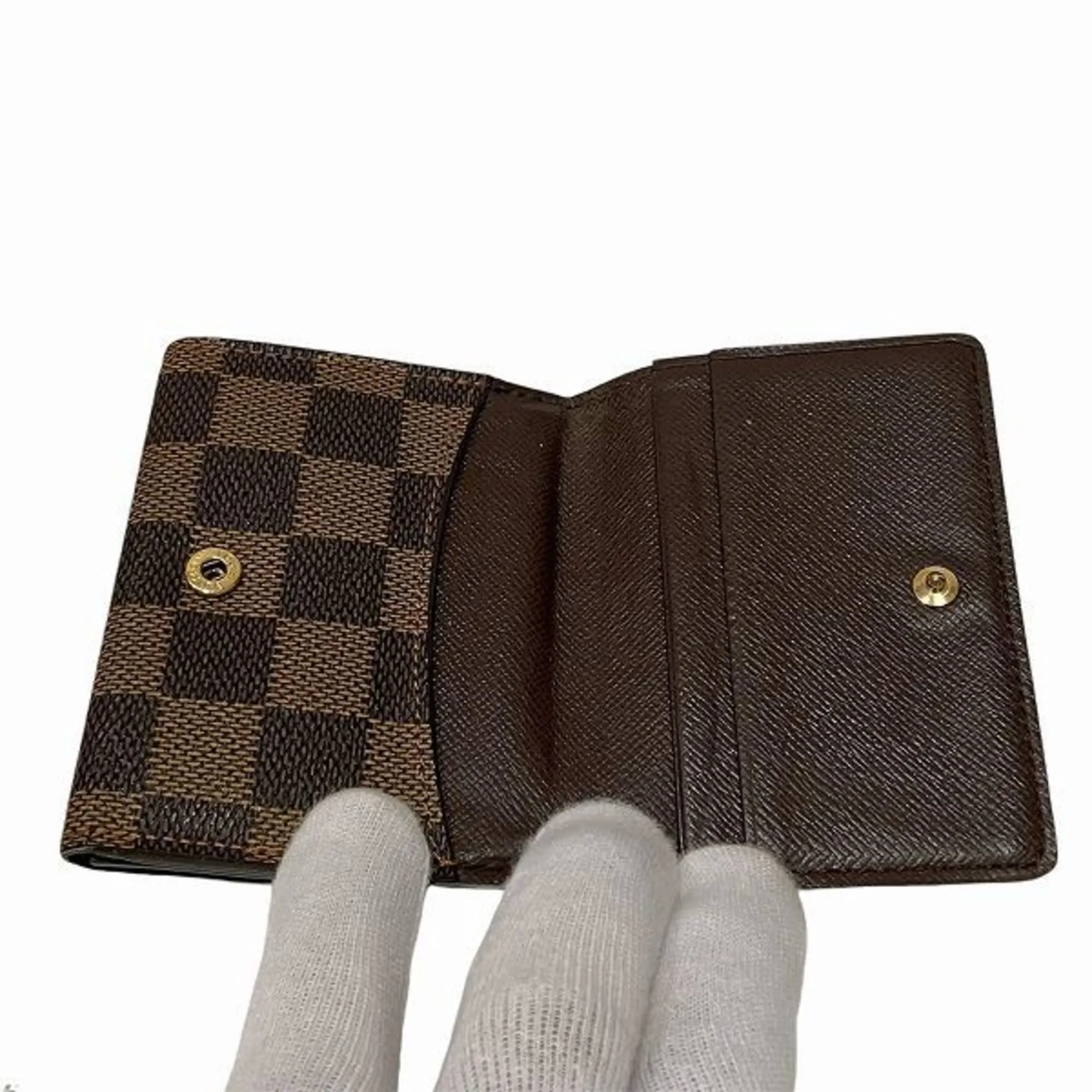 Damier Ebene Credit Card Holder