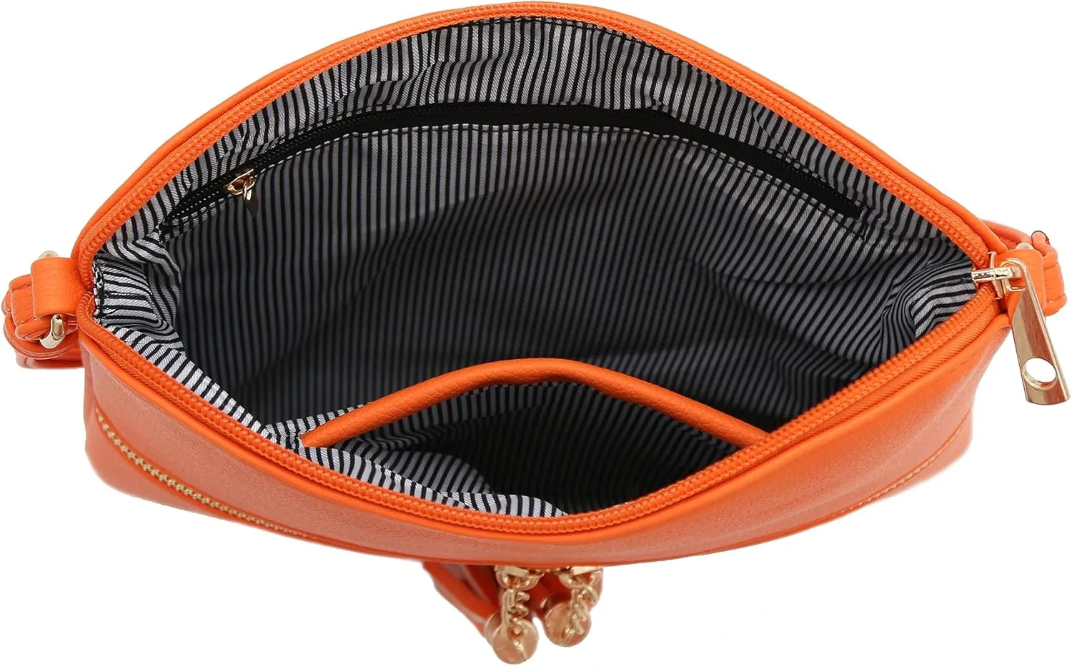DELUXITY Lightweight Medium Crossbody Bag with Tassel
