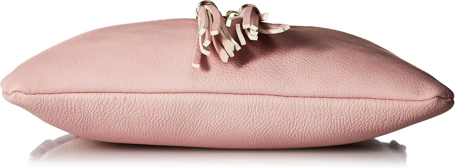 DELUXITY Lightweight Medium Crossbody Bag with Tassel