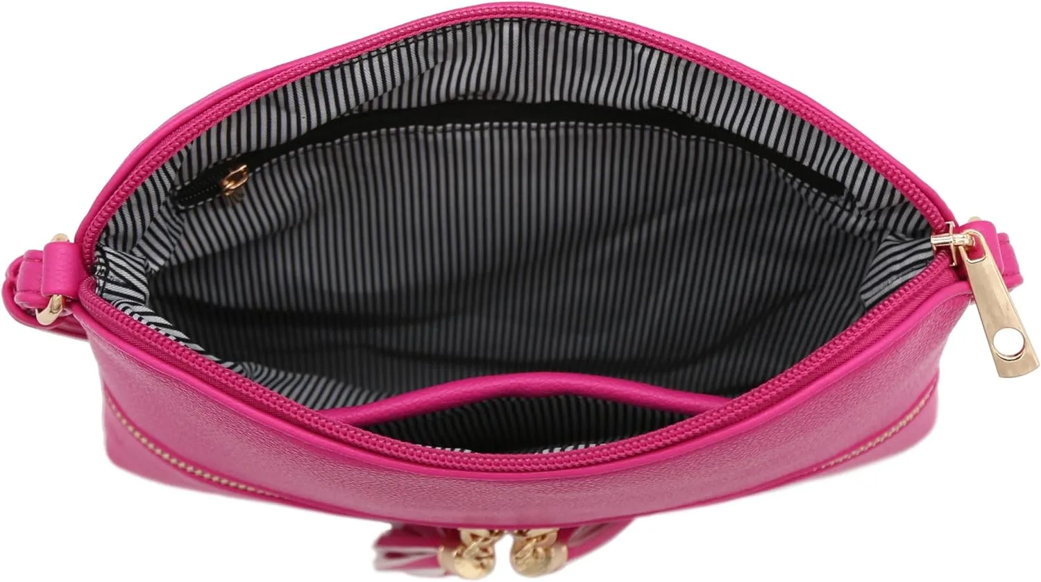DELUXITY Lightweight Medium Crossbody Bag with Tassel