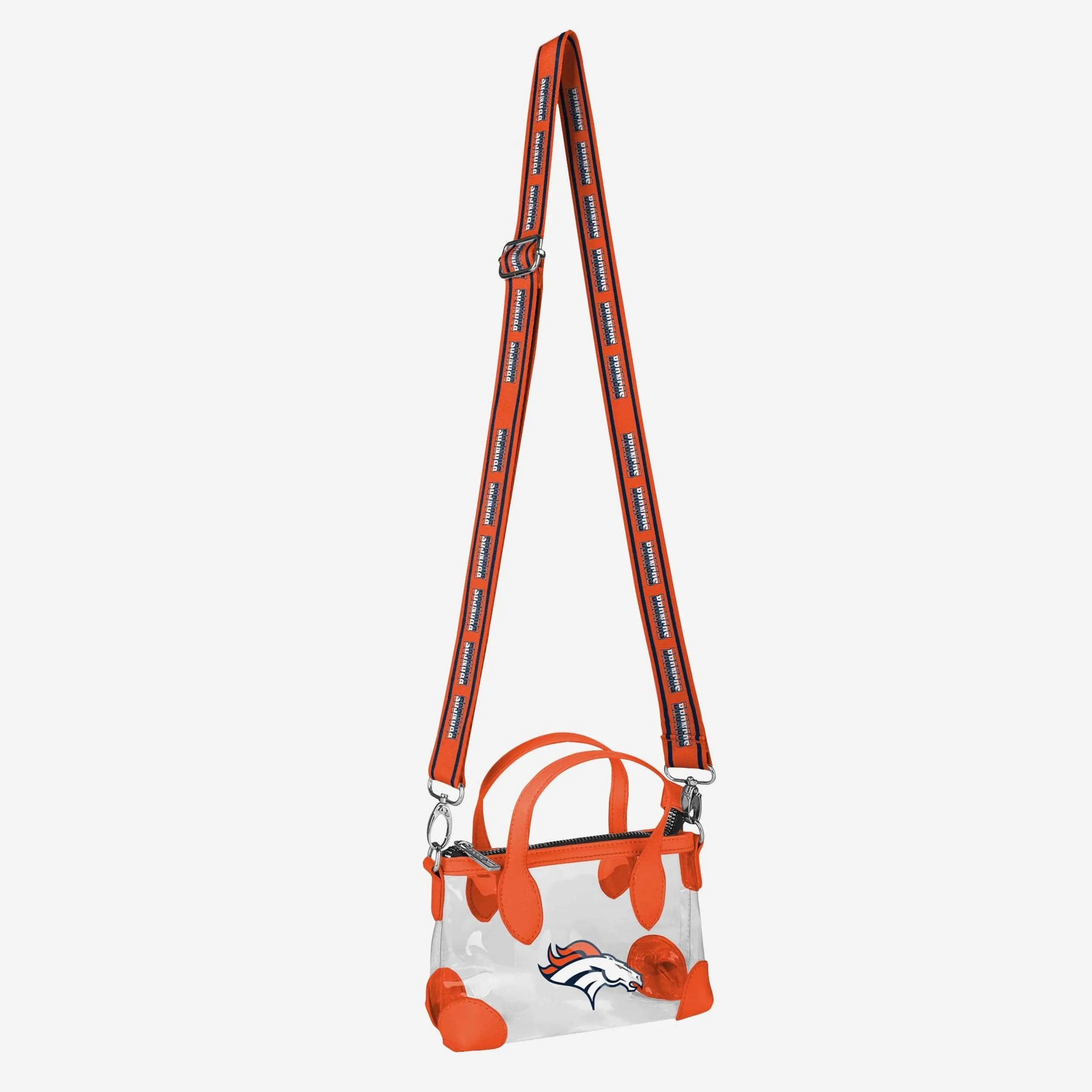 Denver Broncos Big Logo Clear Crossbody Mini Purse