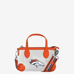 Denver Broncos Big Logo Clear Crossbody Mini Purse