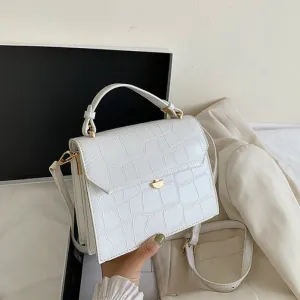 Designer White Crossbody Bag