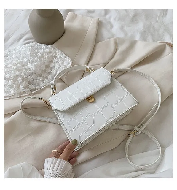 Designer White Crossbody Bag