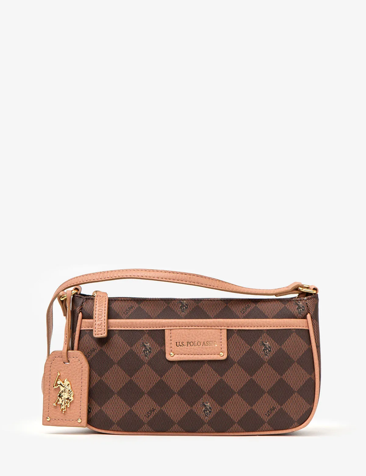 DIAMOND SIGNATURE CROSSBODY BAGUETTE BAG