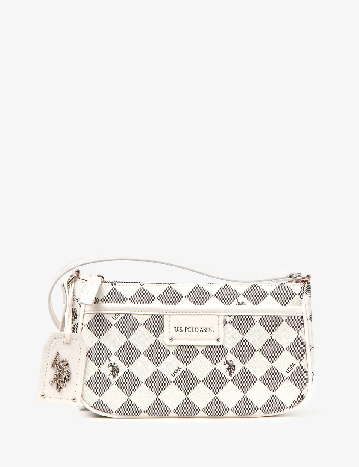 DIAMOND SIGNATURE CROSSBODY BAGUETTE BAG