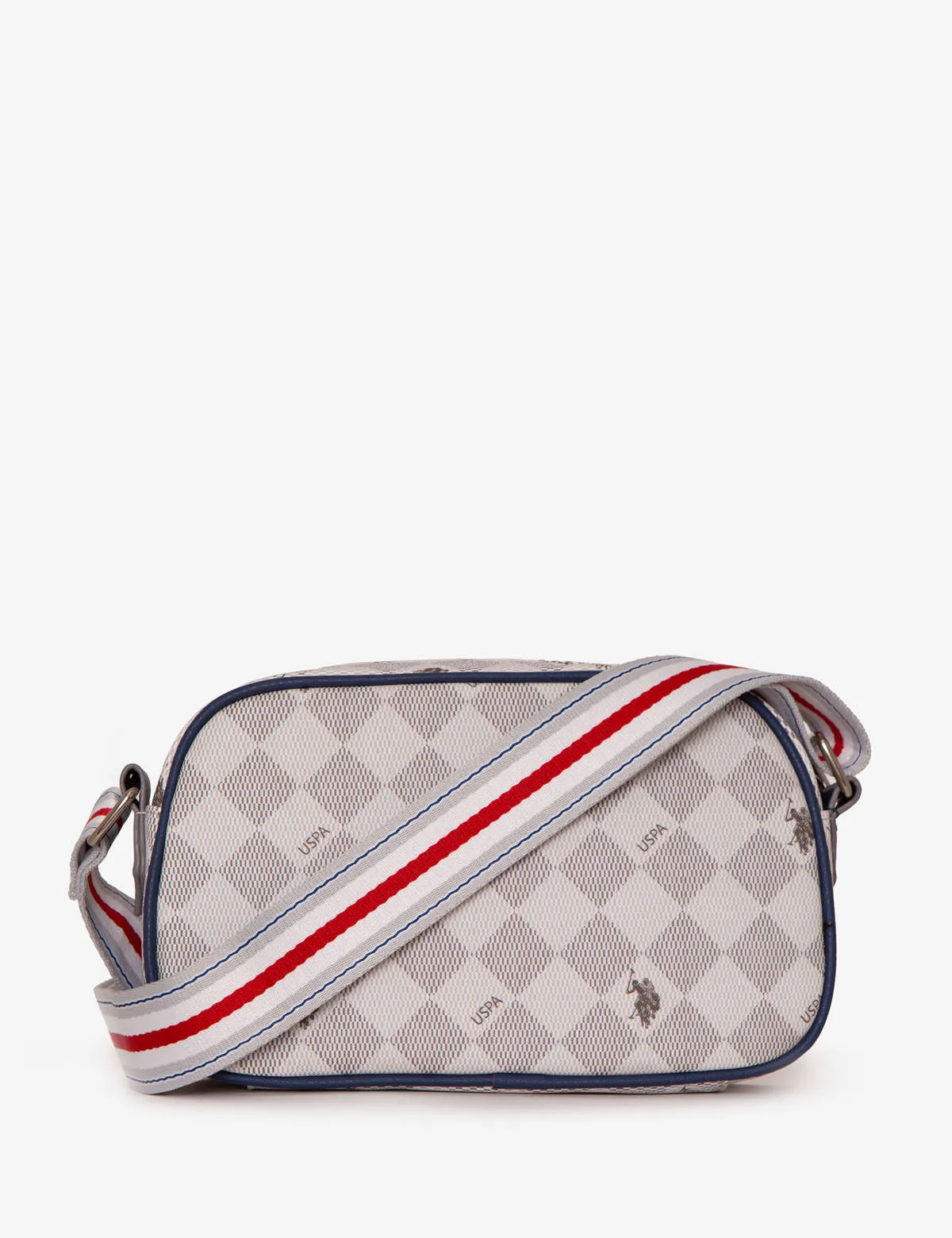 DIAMOND STRIPE CROSSBODY BAG