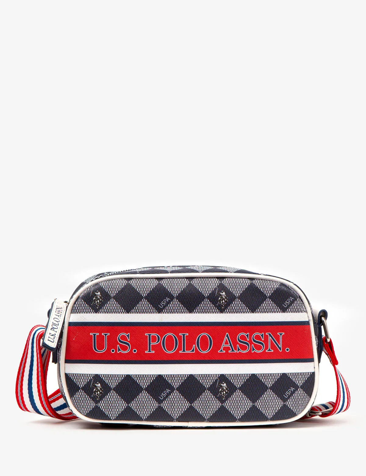 DIAMOND STRIPE CROSSBODY BAG