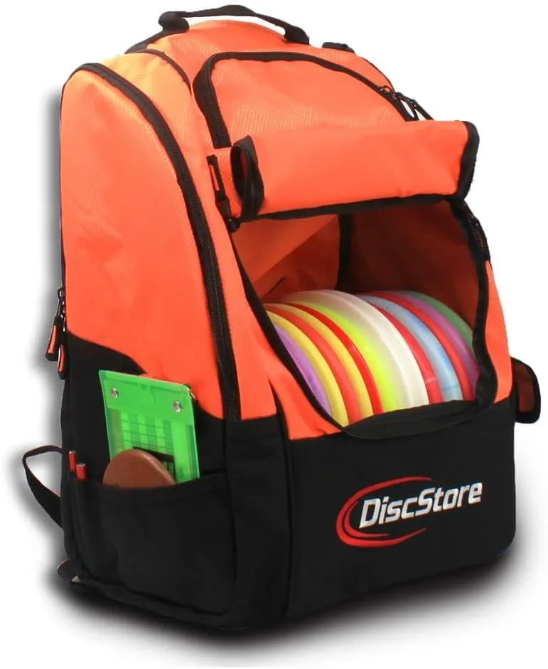 Disc Store Wanderer Disc Golf Backpack Bag - Frisbee Golf Bag, Bags For Disc Golf Discs & Disc Golf Accessories - Padded Disc Golf Bag For Frisbee Golf Disc For Travel, Disk Golf Backpack