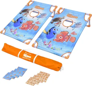 Disney Pixar Bean Bag Toss Game Set by GoSports Includes 8 Bean Bags with Portable Carrying Case - Frozen, Cars, Finding Nemo, Toy Story