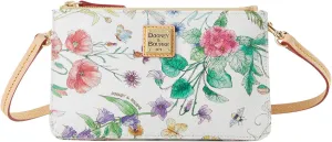 Dooney & Bourke Handbag, Botanical Collection LARGE BELLA CROSSBODY - White