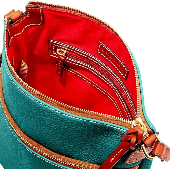 DOONEY & BOURKE PEBBLE GRAIN LEATHER CROSSBODY BAG