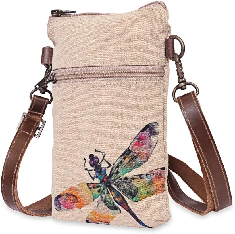 Dragonfly - Wristlet Wallets for Women, Crossbody Sling Bags, Tote Bag, Book Bag, Cell Phone Purse