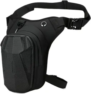 Drop Leg Bag Motorcycle Waist Pack Pouch Riding Thigh Tactical Bag With Hard Shell For Men