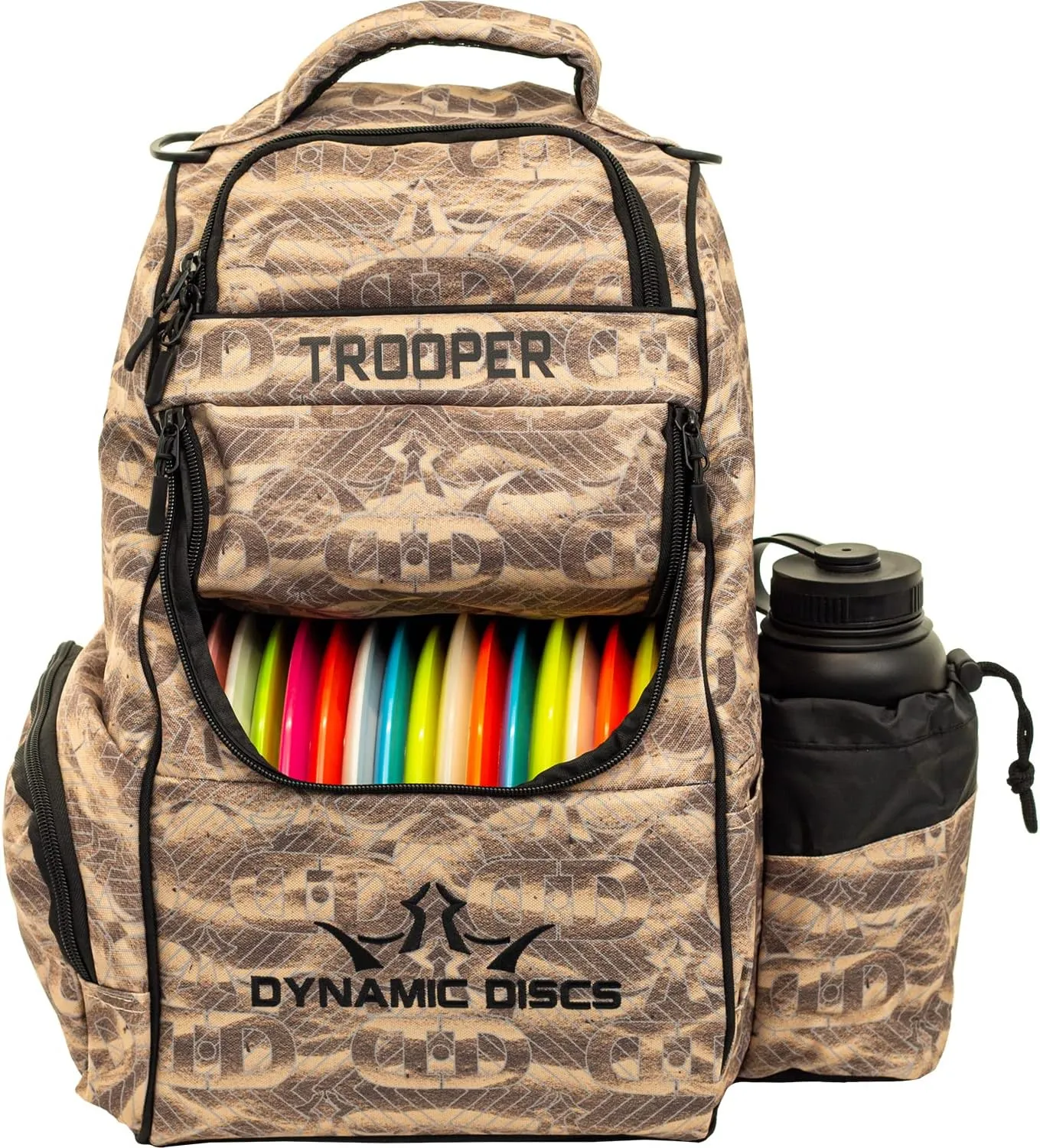 Dynamic Discs Trooper Disc Golf Bag | Large Frisbee Bags with 18  Discs Capacity | Lightweight & Durable Backpack | Great Gifts or Disc Golf Accessories for Men | Ideal for Beginners & Pro Players