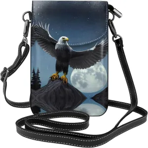Eagle under the stars Women's crossbody bag, crossbody phone bag, tassel wallet with shoulder strap, best gift for women.