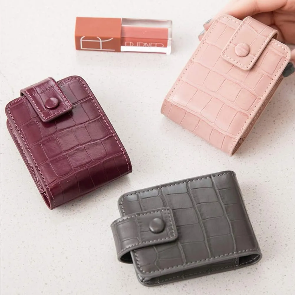 Earnda Makeup Lipstick Case for Outside Mini bag Travel Cosmetic Pouch