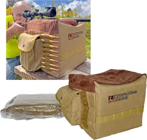 East TN. Outfitters Filled Shooting Bunk Bag for Rifles Bench Rest Gun Rifle Sand Bags Hand Competition Sighting Support Tennessee