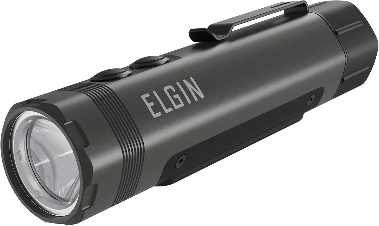 Elgin Maverick LED Rechargeable Flashlight, 1600 Lumens, USB Magnetic Charging, Compact Cree Tactical Light for Work, Mechanics, Camping & Emergency, Drop-Tested, Weather-Resistant, Long Battery Life