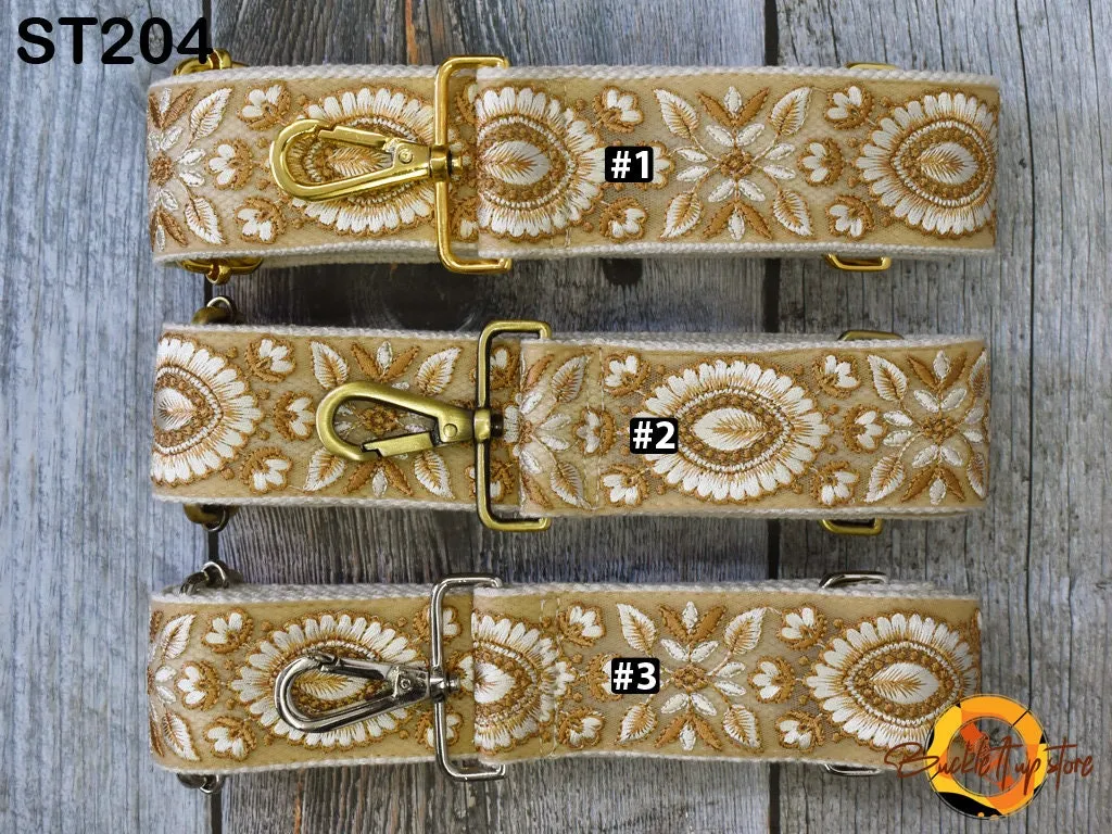 Embroidered Purse Strap Crossbody Strap for Purses Boho Bags Strap Embroidery Replacement Strap Boho Guitar Strap Handbag Strap gift for mom
