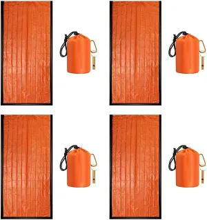 Emergency Sleeping Bag, Portable Emergency Blanket Survival Gear, Emergency Bivvy Thermal Sleeping Bag Camping, Waterproof Sack Blanket for Camping, Hiking, Outdoor