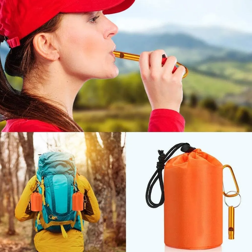Emergency Sleeping Bag, Portable Emergency Blanket Survival Gear, Emergency Bivvy Thermal Sleeping Bag Camping, Waterproof Sack Blanket for Camping, Hiking, Outdoor