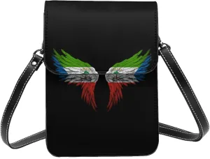 Equatorial Guinea Equatorial Guinean Flag Wings Small Crossbody Bag Is A Shoulder Bag Designed For Women And Girls Cell Phone Crossbody Wallet Purses With Card Slots Adjustable Strap