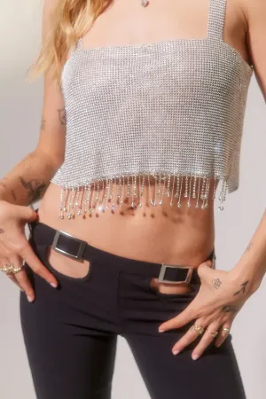Eva Rhinestone Top