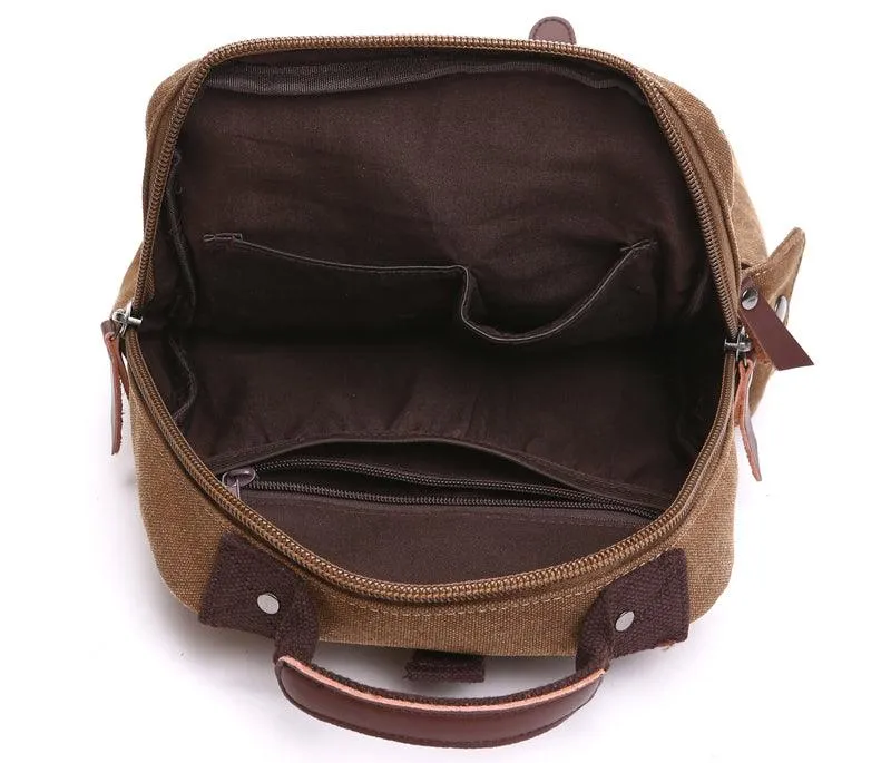 Exquisite Outdoor Canvas Crossbody Bag Travel Shoulder Bag- Blue