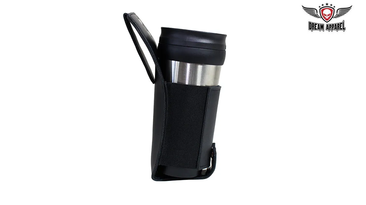 EZ Loop on Black Bottle Holder for Saddlebags Stretchable