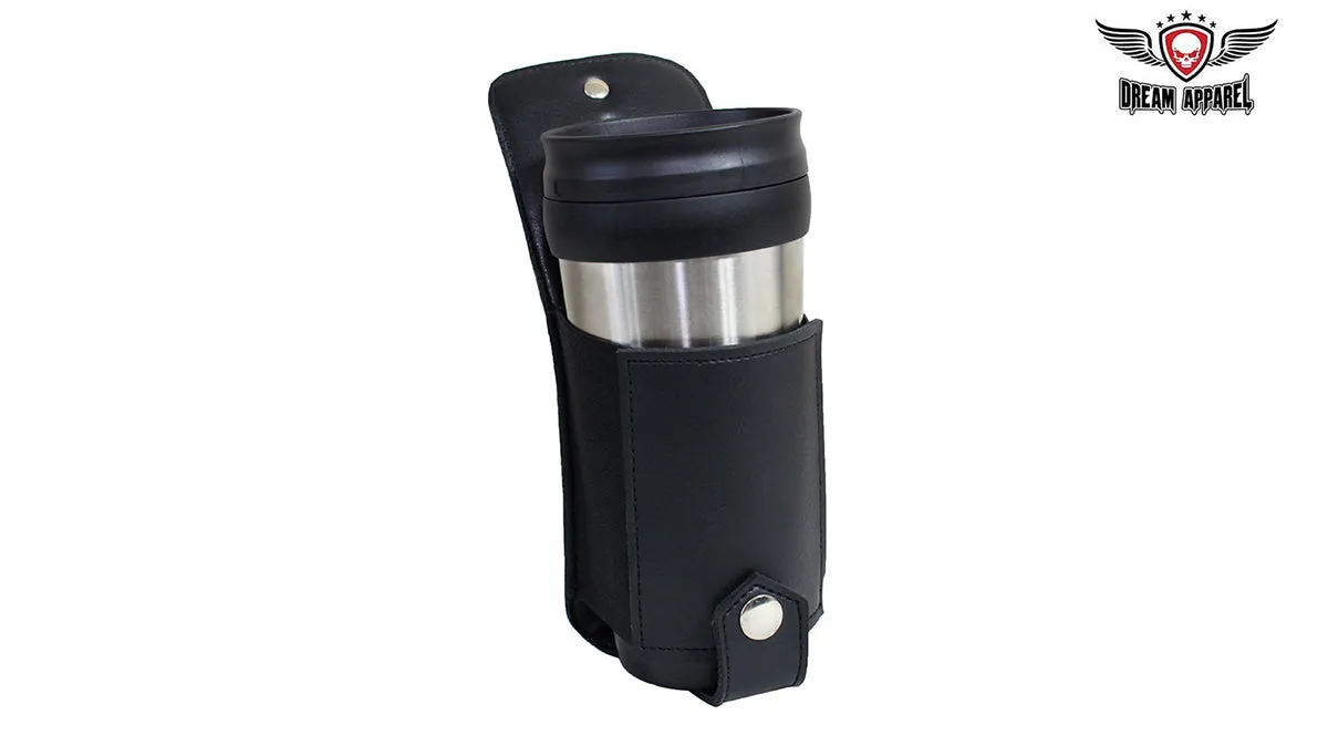 EZ Loop on Black Bottle Holder for Saddlebags Stretchable