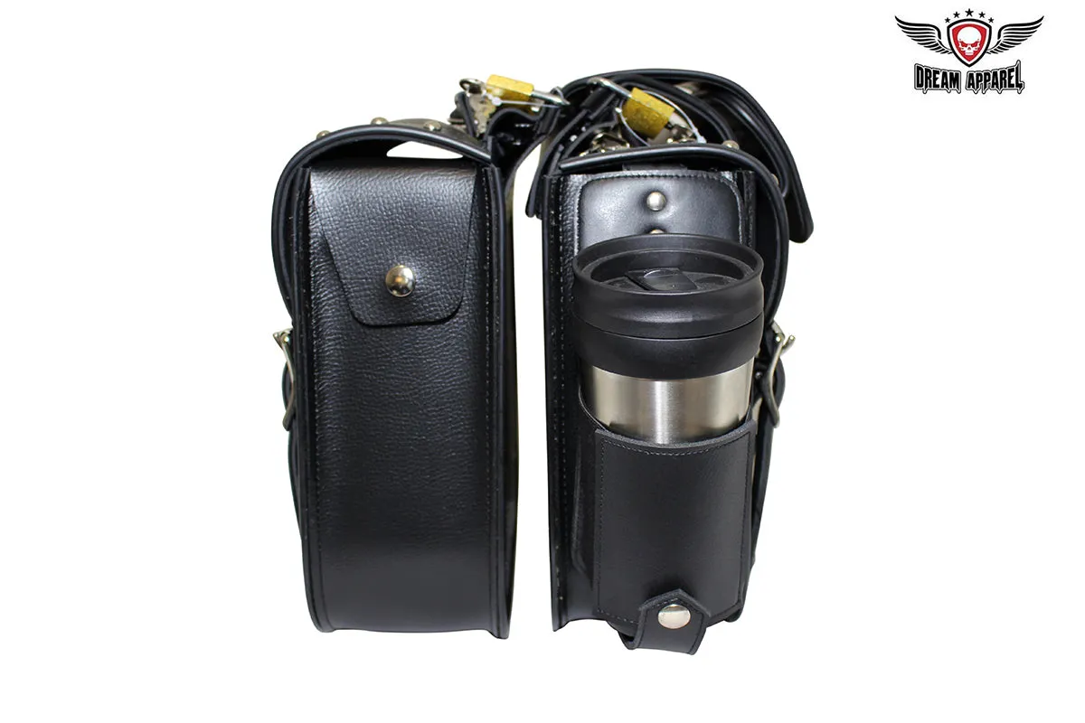 EZ Loop on Black Bottle Holder for Saddlebags Stretchable