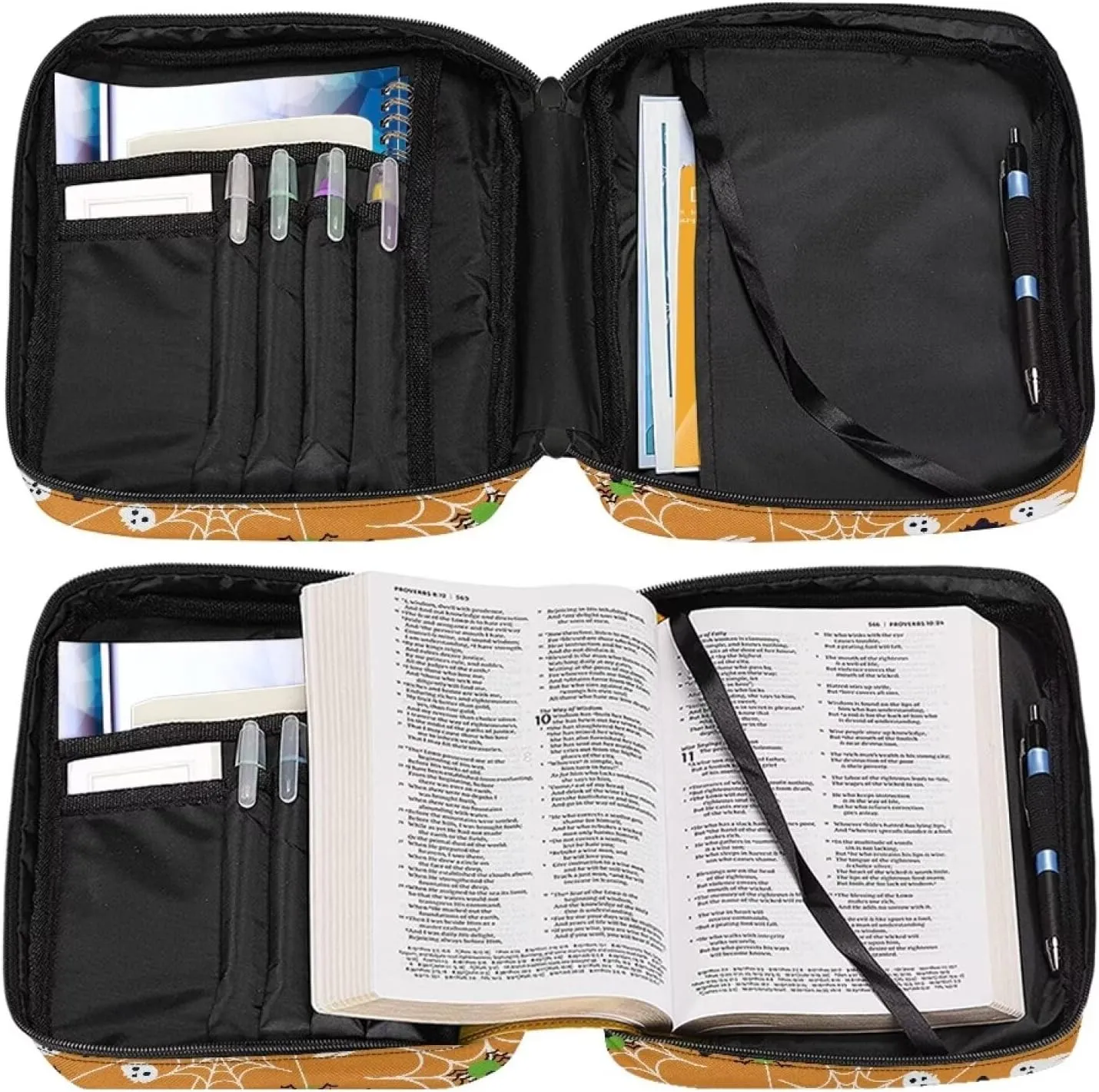 Fashion Bible Cover for Women Large Bible Case for Men Crossbody Bag Scripture Case Christian Gift
