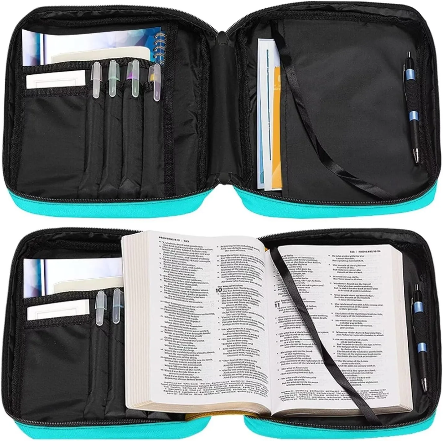 Fashion Bible Cover for Women Large Bible Case for Men Crossbody Bag Scripture Case Christian Gift