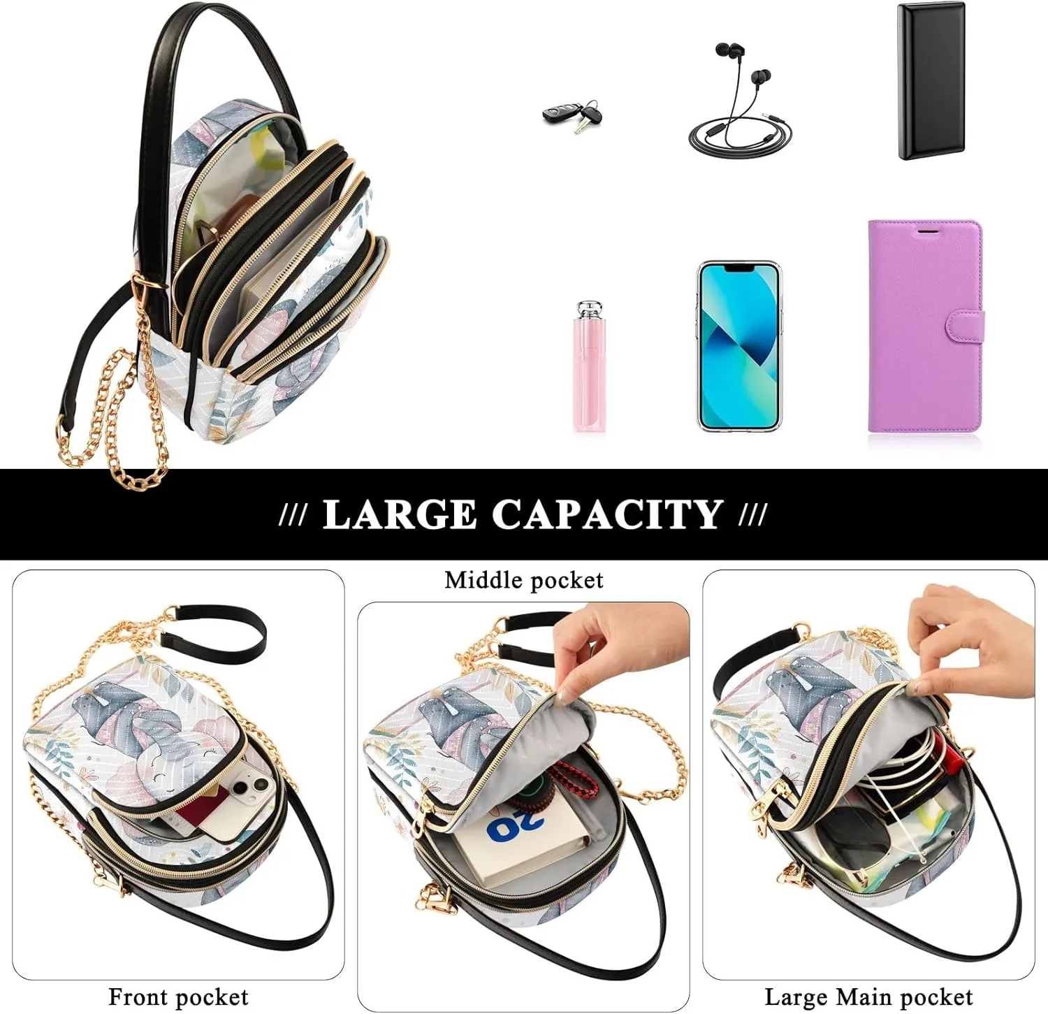 Fashion Crossbody Bags for Women Chain Crossbody Bag