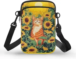 Fashion Crossbody Bags Organizer, Small Phone Purse Wallet with Detachable Shoulder Strap for Travel