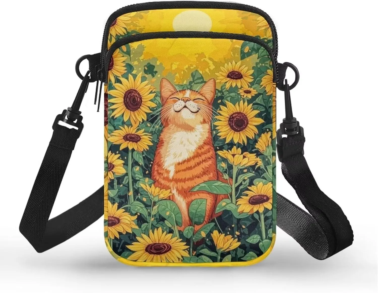 Fashion Crossbody Bags Organizer, Small Phone Purse Wallet with Detachable Shoulder Strap for Travel