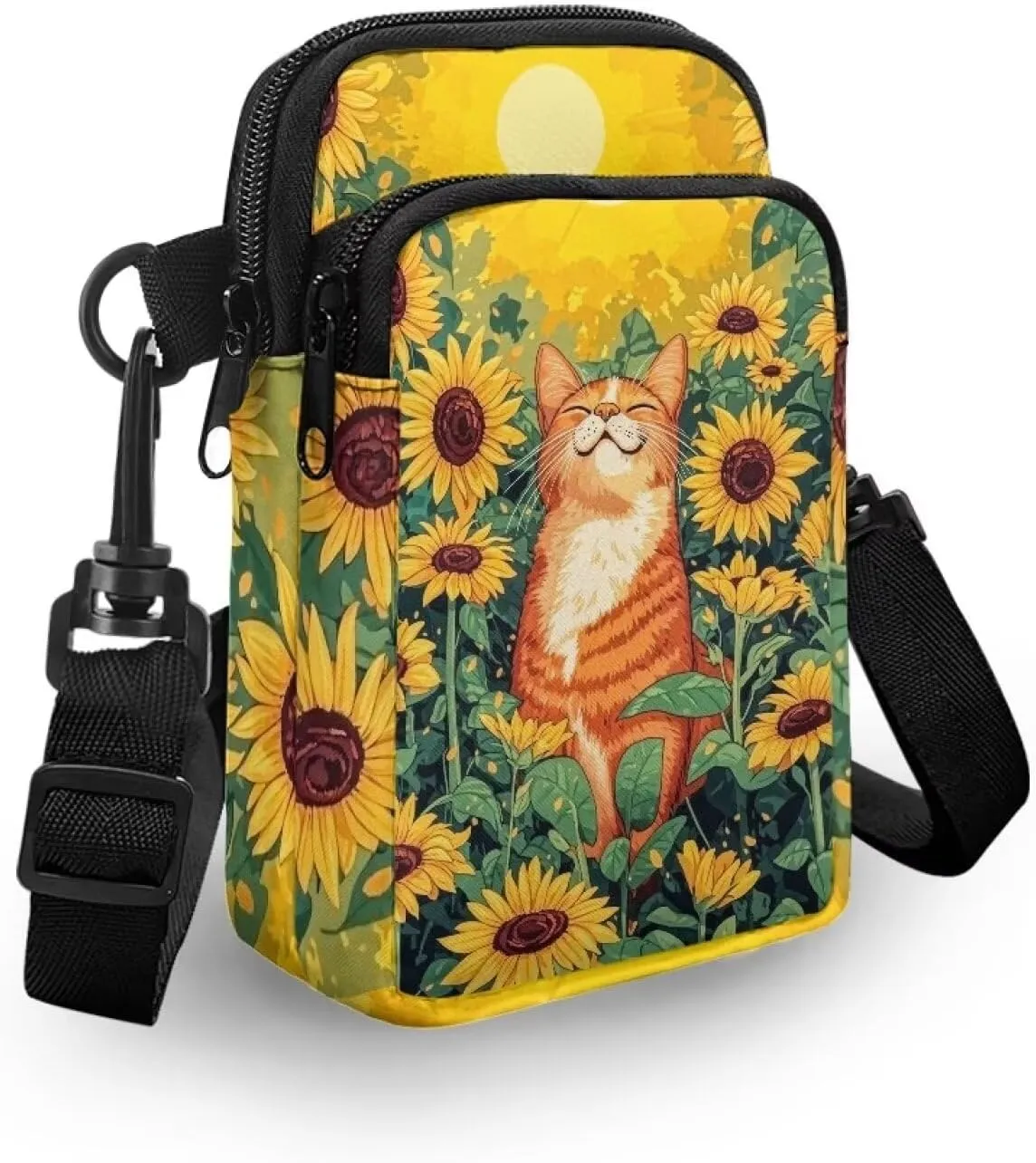 Fashion Crossbody Bags Organizer, Small Phone Purse Wallet with Detachable Shoulder Strap for Travel