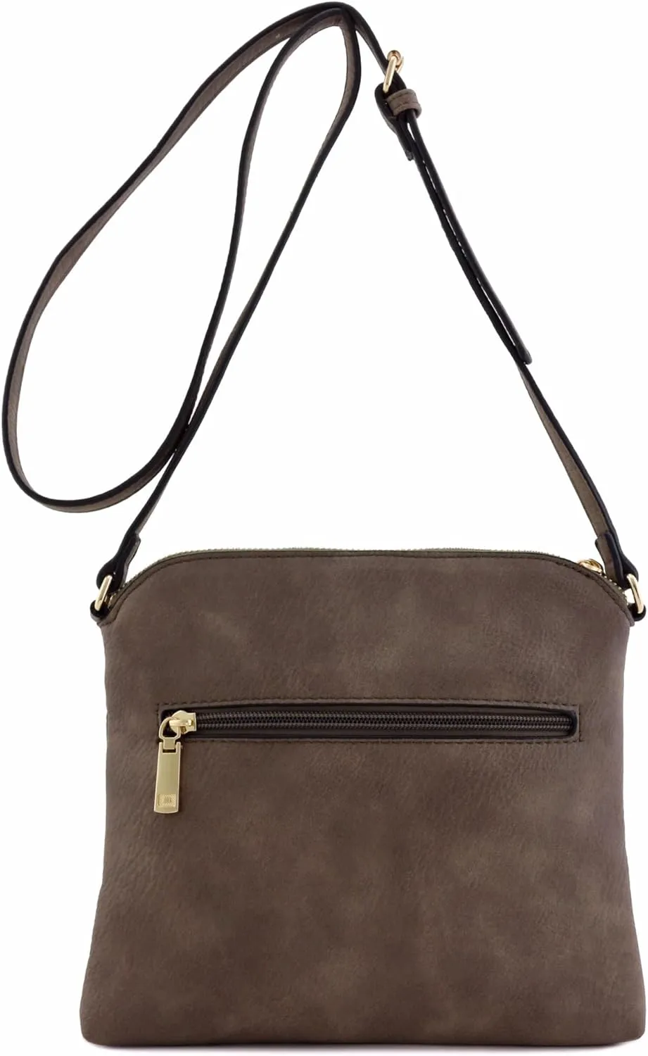 FashionPuzzle Chevron Quilted Medium Crossbody Bag with Tassel Accent