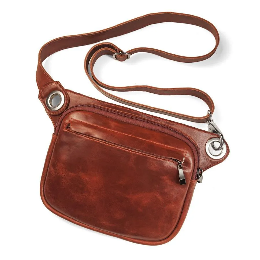 FELIX Fanny Pack / Crossbody Convertible Bag - Red