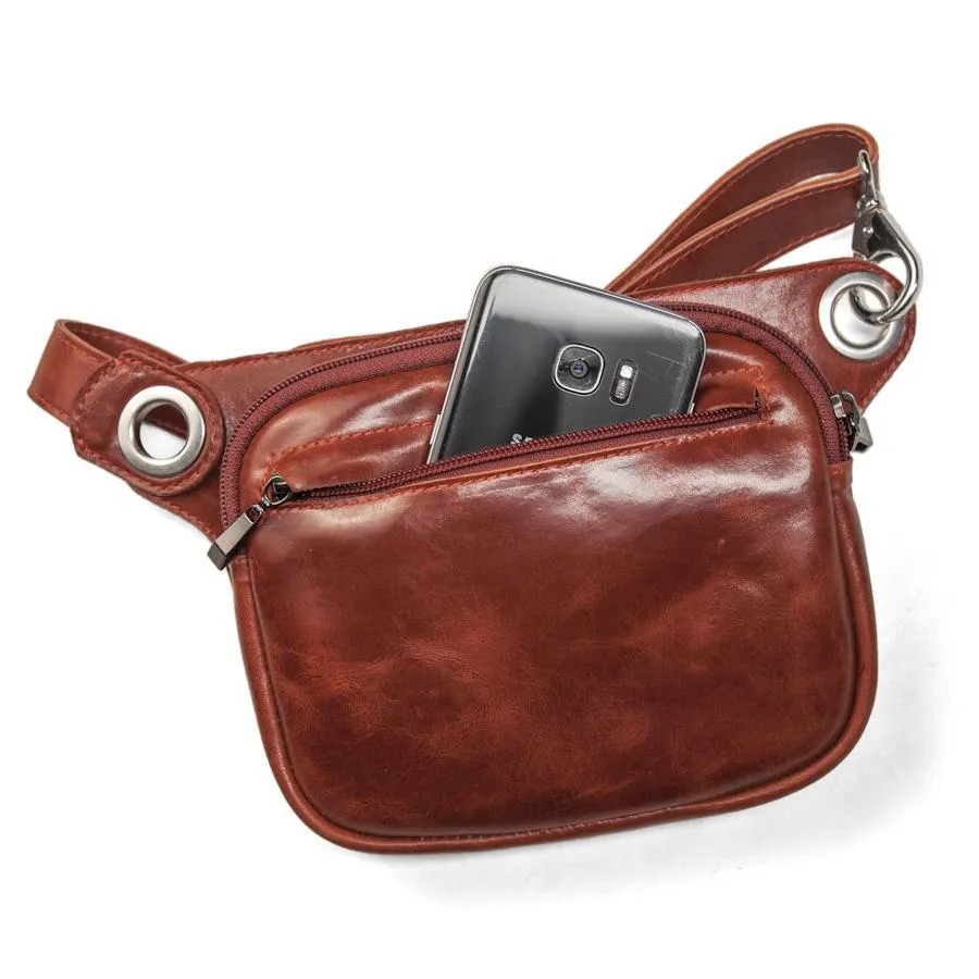 FELIX Fanny Pack / Crossbody Convertible Bag - Red
