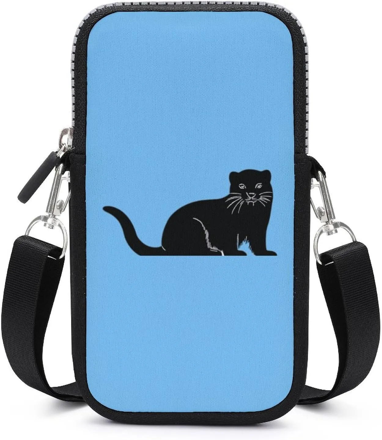 Ferret Cell Phone Purse Small Cross-Body Bags Wallet Case with Removable Shoulder Strap