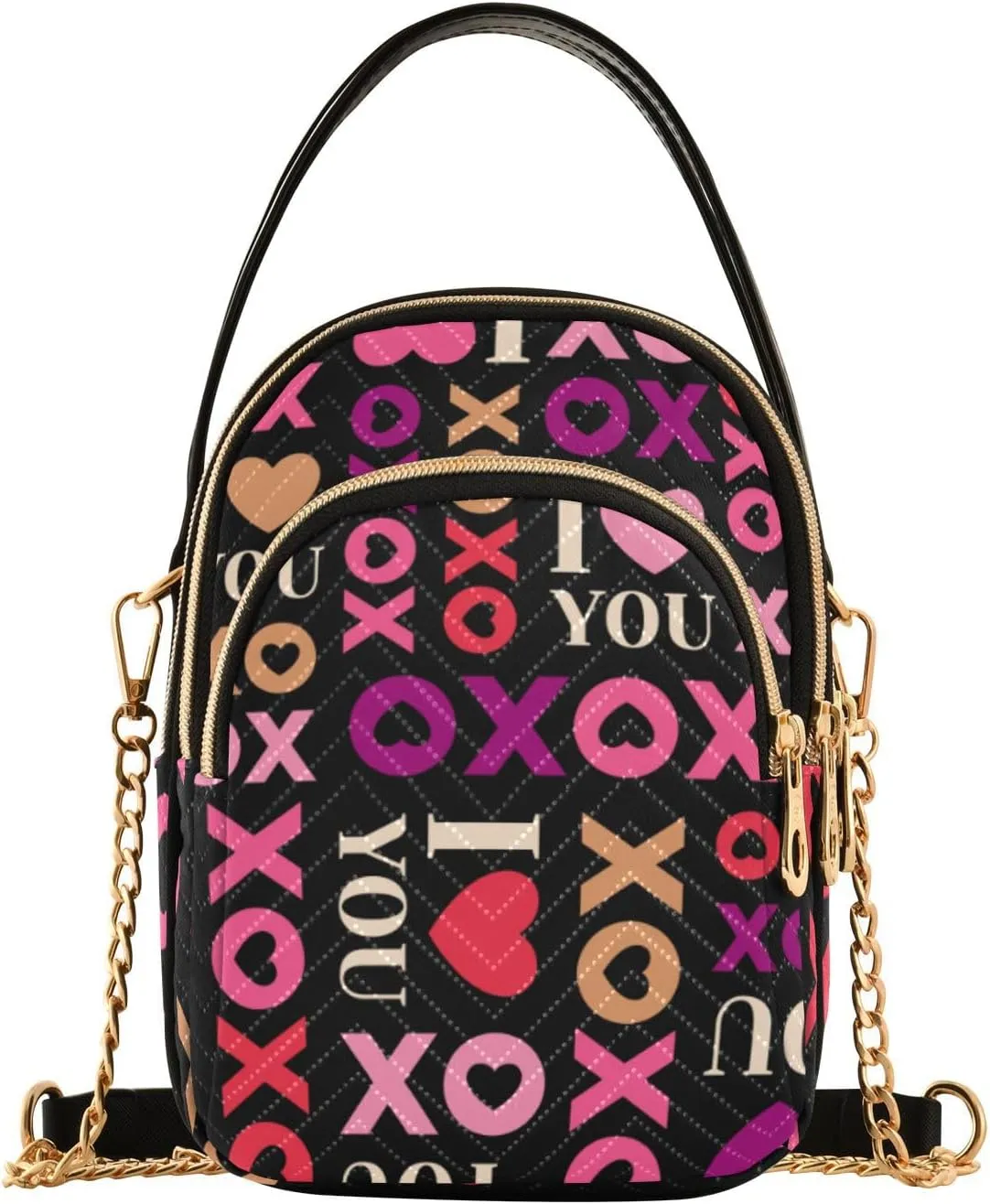 Festive Cell Phone Purse Crossbody Handbag Durable Shoulder Bag