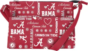 FOCO Alabama Crimson Tide NCAA Logo Love Crossbody Purse