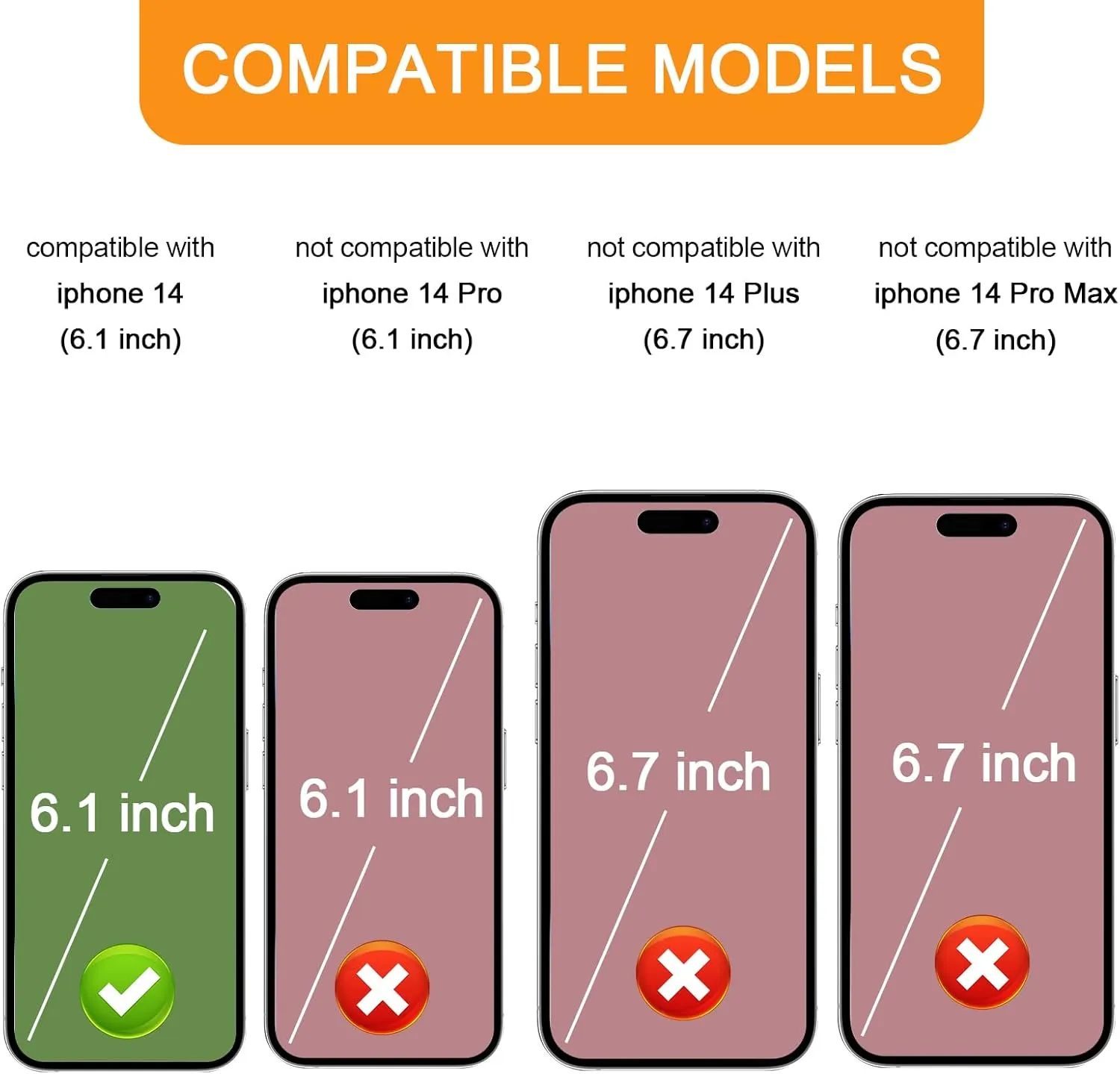 for iPhone 14 Wallet Case Crossbody, PU Leather Zipper Handbag Purse Flip Cover Standar, Independent Slot Adjustable Strap Portable 6.1-Inch iPhone Case Black